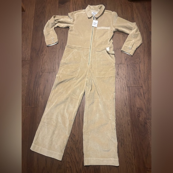Stoic Corduroy Wide Leg Utility Jumpsuit - Picture 7 of 8